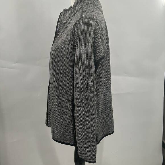 Marc New York Women's  Gray & Black  Active Wear Zip Jacket Large - Picture 7 of 16
